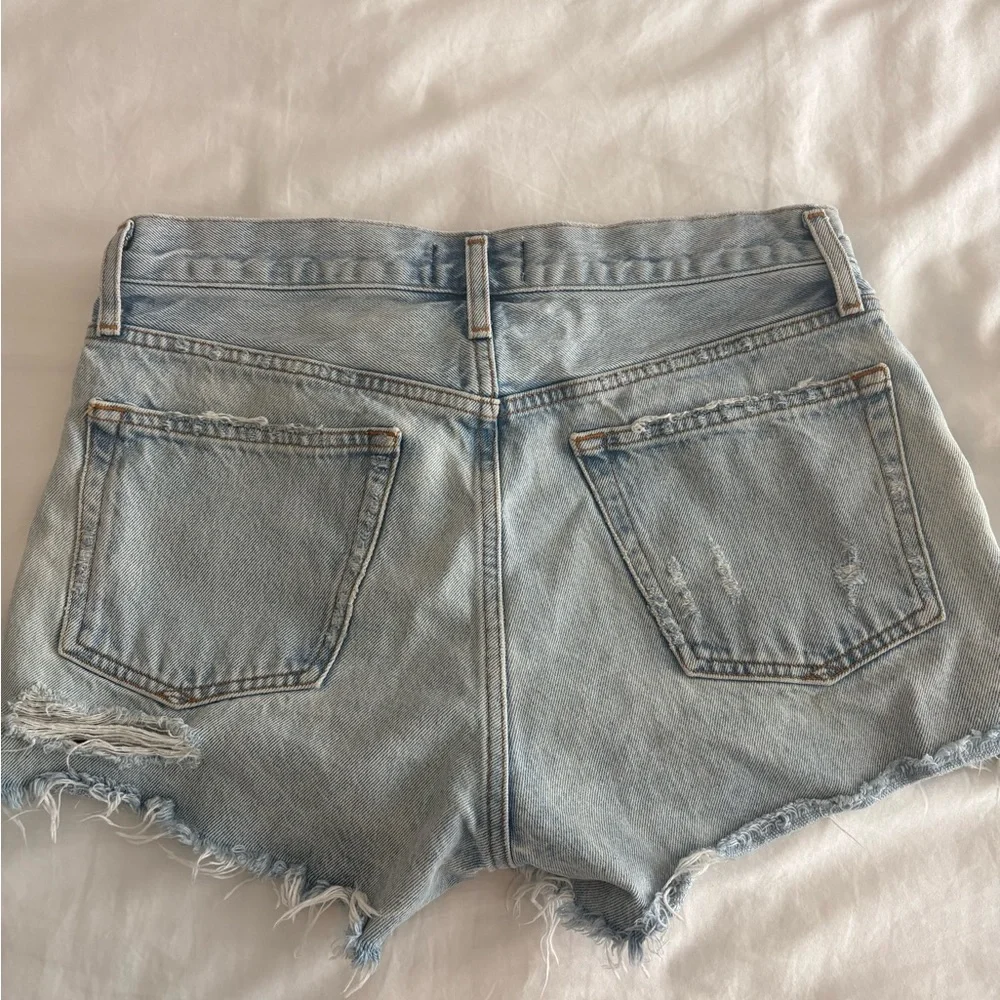 Agolde Vintage Parker Denim Shorts - Picture 4 of 5
